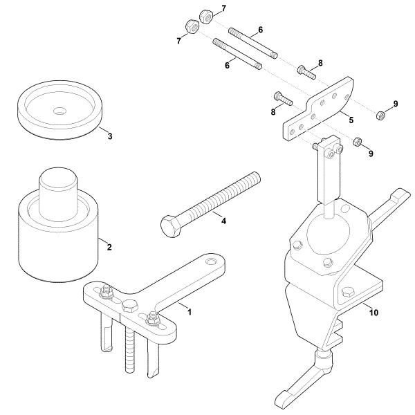 Slika I - Specialno orodje MH 445.0