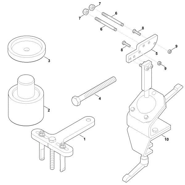 Slika I - Specialno orodje MH 445.0 R