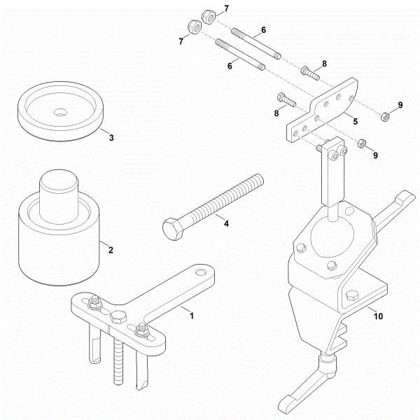 Slika I - Specialno orodje MH 445.1 R