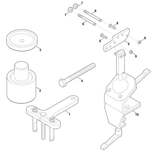 Slika I - Specialno orodje MH 585.0