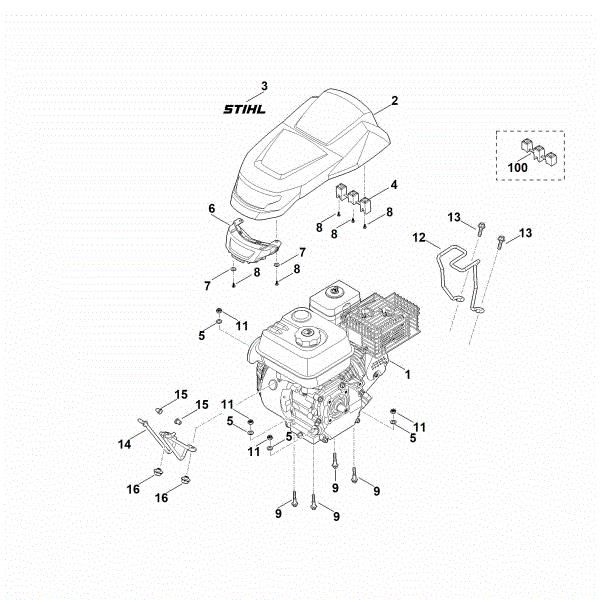 Slika B - Motor MH 600.0