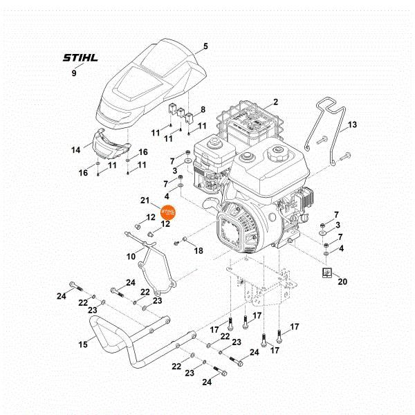Slika B - Motor MH 700.1