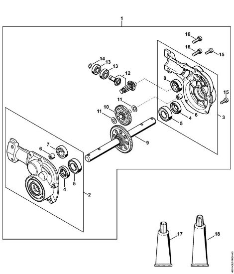 Multi motorji (MM) MM 55 Gonilo della Marca Stihl