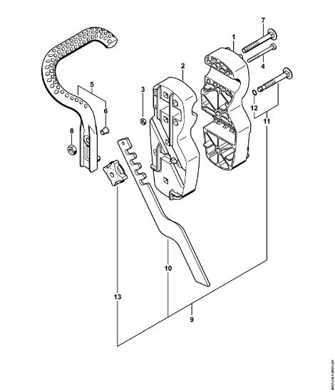 Multi motorji (MM) MM 55 Prirobnica della Marca Stihl