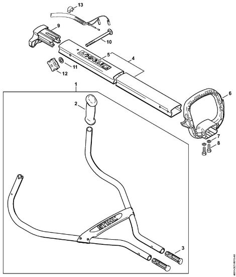 Multi motorji (MM) MM 55 Rocajna cev della Marca Stihl
