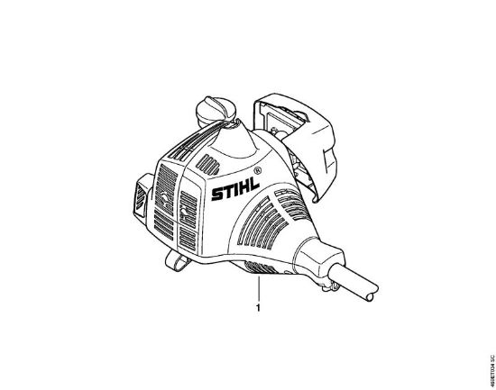 Multi motorji (MM) MM 55 Serijska številka della Marca Stihl