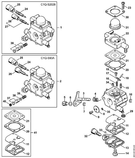 Multi motorji (MM) MM 55 Uplinjac C1Q-S202, C1Q-S93 della Marca Stihl
