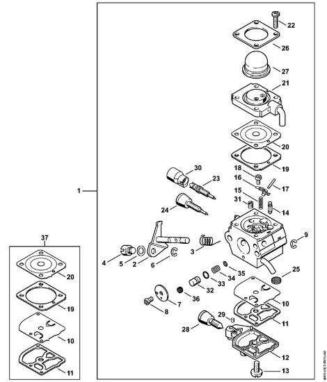 Multi motorji (MM) MM 55 Uplinjac C1Q-S79 della Marca Stihl