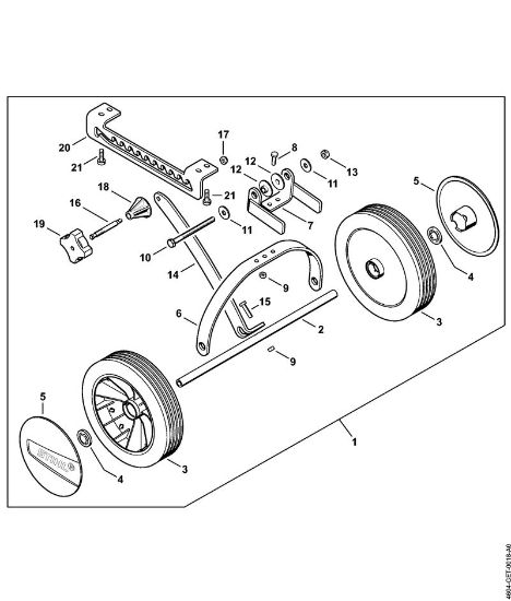 Multi motorji (MM) MM 56 Garnitura koles della Marca Stihl