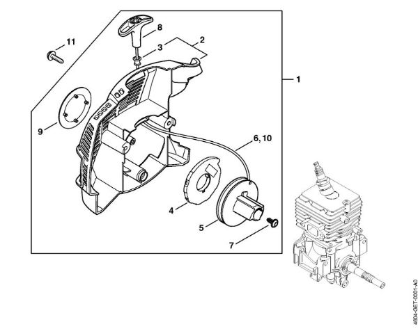 Multi motorji (MM) MM 56 Zagonska naprava della Marca Stihl