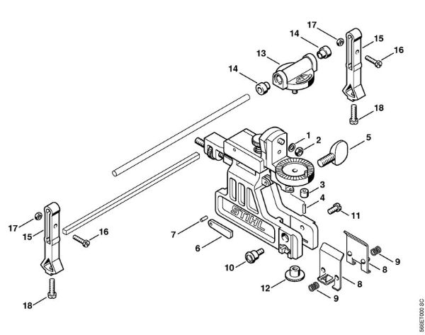 FG 3 FG 3 Naprava za piljenje FG 3 della Marca Stihl