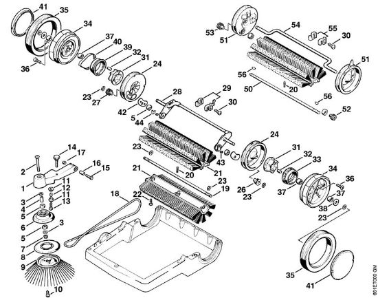 Naprave za pometanje (KG) BM 500 Krtaca, kolo della Marca Stihl