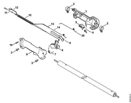 Obrezovalniki žive meje (HL) HL 75 Rocaj (24.2002) della Marca Stihl