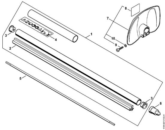 Obrezovalniki žive meje (HL) HL 90 K Rocaj, šcitnik za roke della Marca Stihl