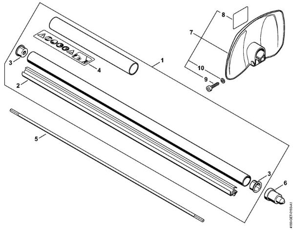 Obrezovalniki žive meje (HL) HL 90 K Rocaj, šcitnik za roke della Marca Stihl