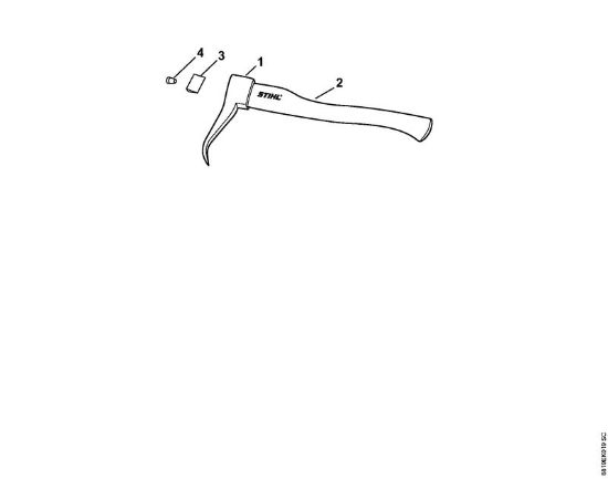 Rocna orodja Cepin Rocni cepin della Marca Stihl