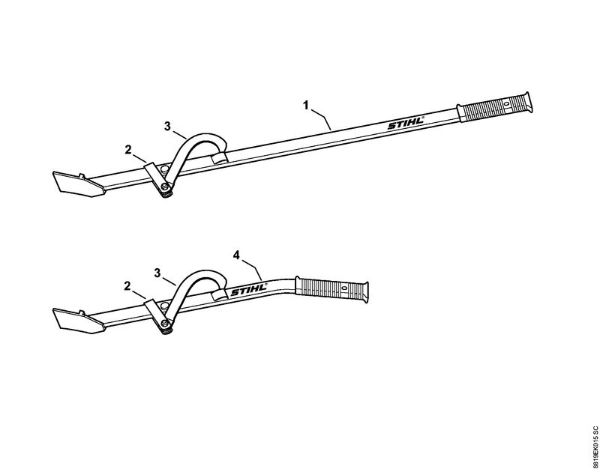Rocna orodja Drvarski klin 130 cm Drvarski klin della Marca Stihl