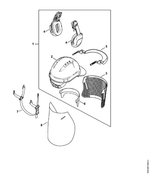 Zašcite za glavo Komplet celade FUNCTION Basic Komplet celade FUNCTION Basic della Marca Stihl