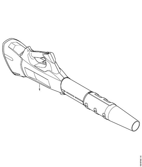 Akumulatorski pihalniki (BGA) BGA 100 Serijska številka della Marca Stihl