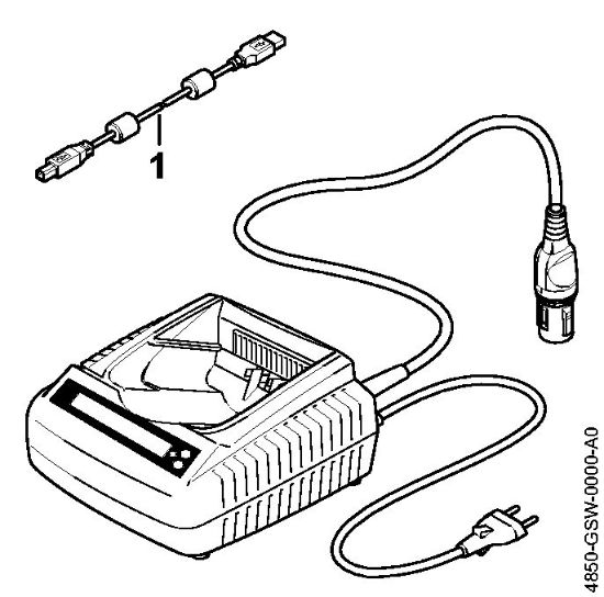 Akumulatorski pihalniki (BGA) BGA 300.0 Diagnosticna naprava za akumulatorje ADG 2 BR 127 V della Marca Stihl