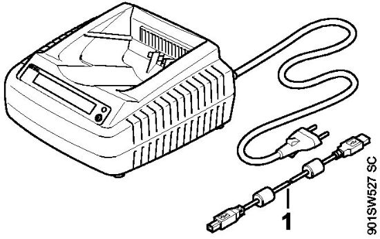 Akumulatorski pihalniki (BGA) BGA 300.0 Diagnosticna naprava za akumulatorje ADG 2 BR 220 V della Marca Stihl