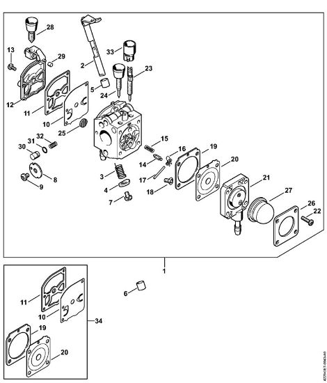 Pihalniki (BG, BR) BG 45 Uplinjac C1Q-S112 della Marca Stihl