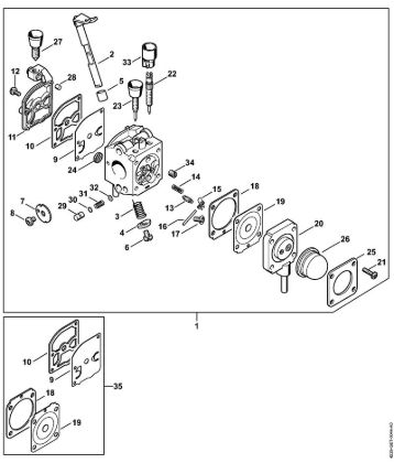 Pihalniki (BG, BR) BG 45 Uplinjac C1Q-S73 (45.2006) della Marca Stihl