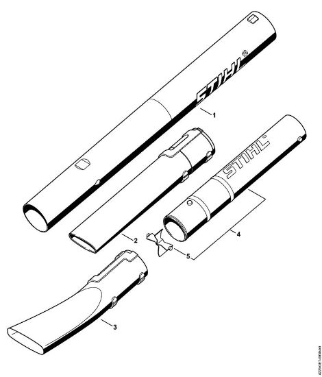 Pihalniki (BG, BR) BG 50 Pihalna cev della Marca Stihl