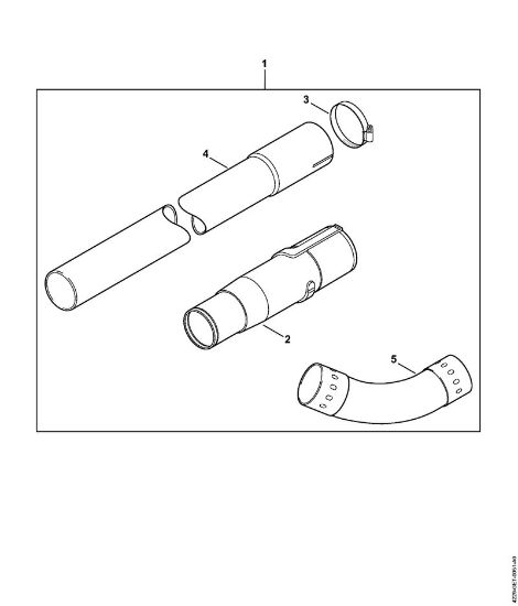 Pihalniki (BG, BR) BG 55 C Z KAT cistilec za žlebove della Marca Stihl