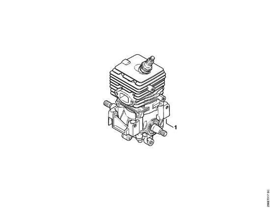 Pihalniki (BG, BR) BG 66 C-E D Serijska številka della Marca Stihl