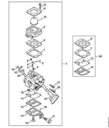Pihalniki (BG, BR) BG 66-D Uplinjac 4241/24 della Marca Stihl