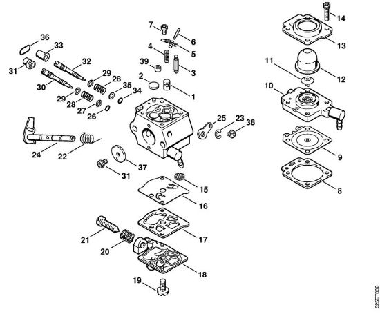 Pihalniki (BG, BR) BG 72 Uplinjac WT-330 Kalifornija della Marca Stihl