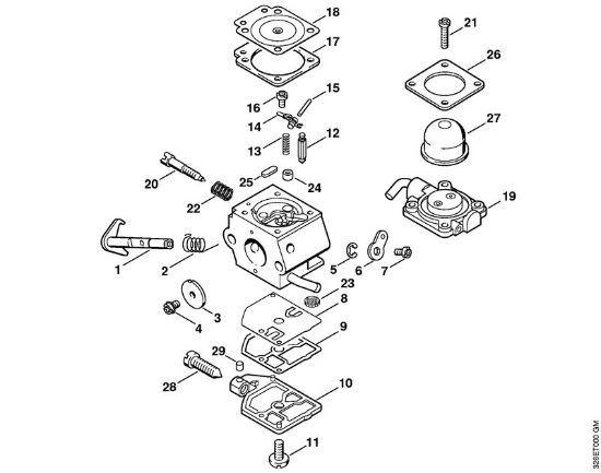 Pihalniki (BG, BR) BG 75 Uplinjac C1Q-S47 della Marca Stihl