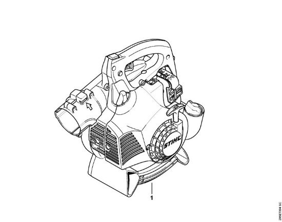 Pihalniki (BG, BR) BG 85 Serijska številka della Marca Stihl