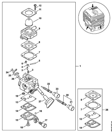 Pihalniki (BG, BR) BG 86 C-E Uplinjac C1M-S261 (037.2018) della Marca Stihl