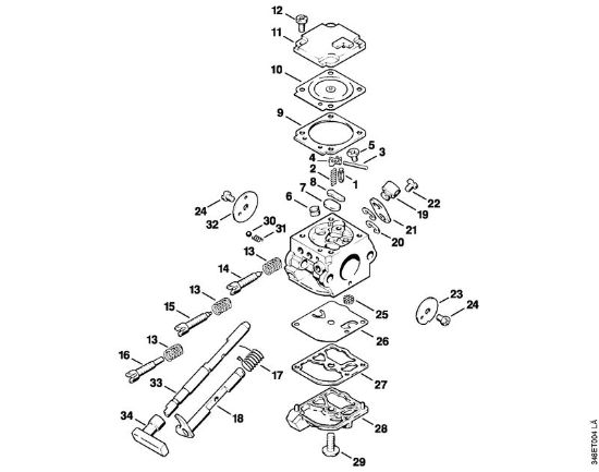 Pihalniki (BG, BR) BR 106 Uplinjac C1Q-SK6 della Marca Stihl