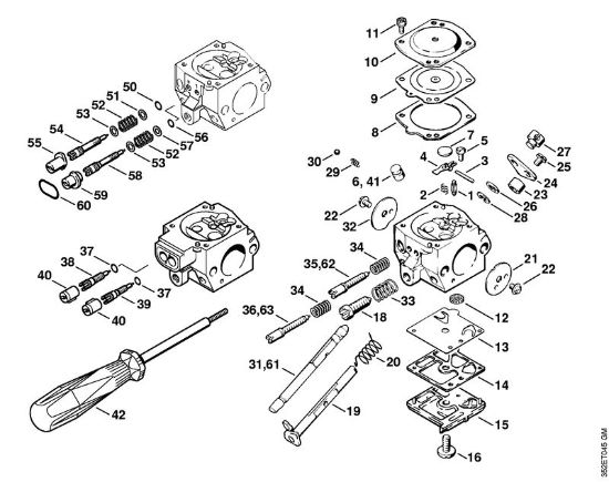Pihalniki (BG, BR) BR 400 Uplinjac HD-4, HD-13 della Marca Stihl