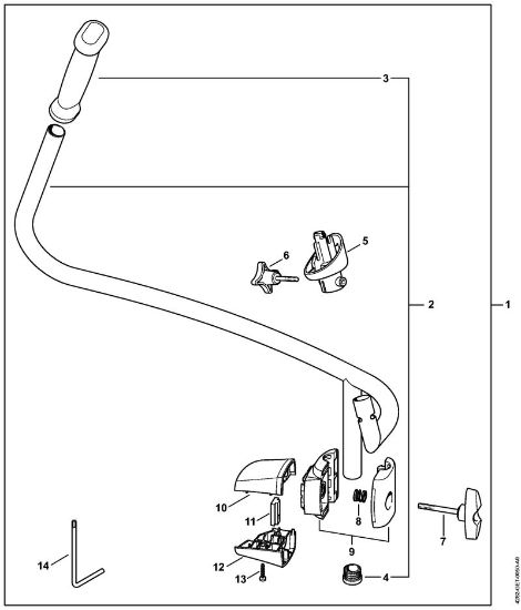 Pihalniki (BG, BR) BR 500 Dvojni rocaj della Marca Stihl