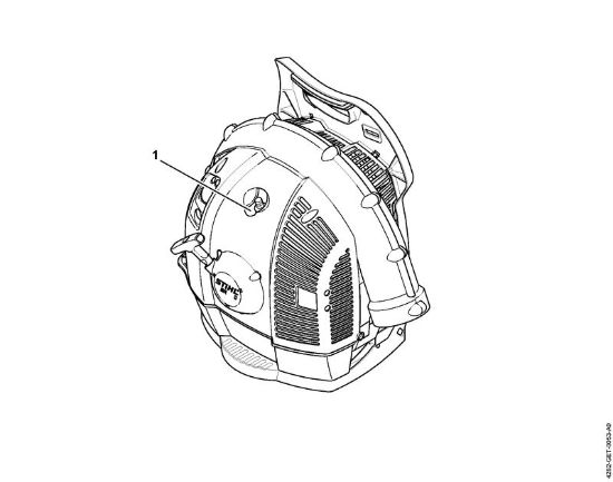 Pihalniki (BG, BR) BR 550 Serijska številka della Marca Stihl