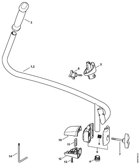 Pihalniki (BG, BR) BR 800 C-E Dvojni rocaj della Marca Stihl