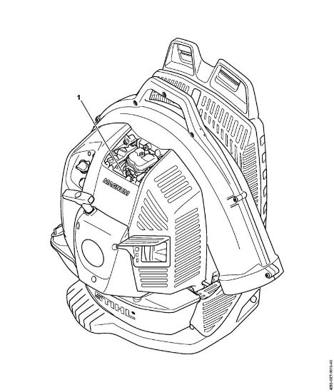 Pihalniki (BG, BR) BR 800 C-E Serijska številka della Marca Stihl