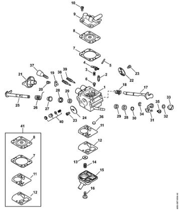 Pihalniki (BG, BR) BR 800 C-E Uplinjac 4283/01 della Marca Stihl