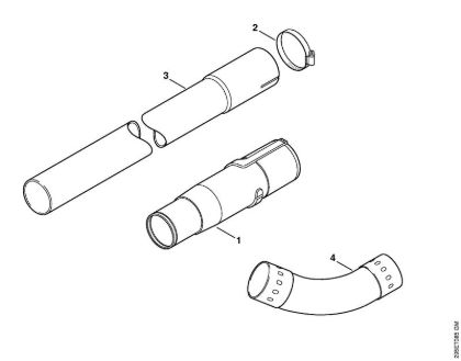 Sesalniki z drobilnikom (SH) SH 55 cistilec za žlebove della Marca Stihl