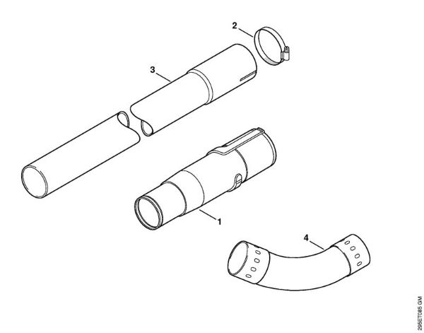 Sesalniki z drobilnikom (SH) SH 55 C Z KAT cistilec za žlebove della Marca Stihl