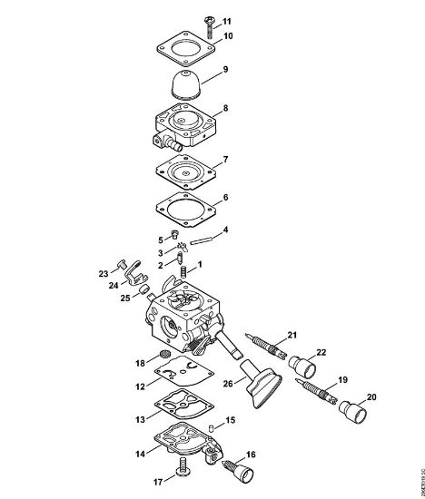 Sesalniki z drobilnikom (SH) SH 56 C-E Uplinjac C1M-S260 (037.2018) della Marca Stihl
