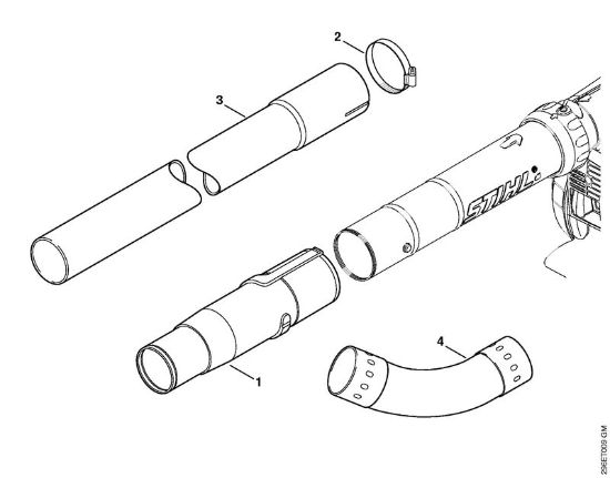 Sesalniki z drobilnikom (SH) SH 56 C-E D cistilec za žlebove della Marca Stihl