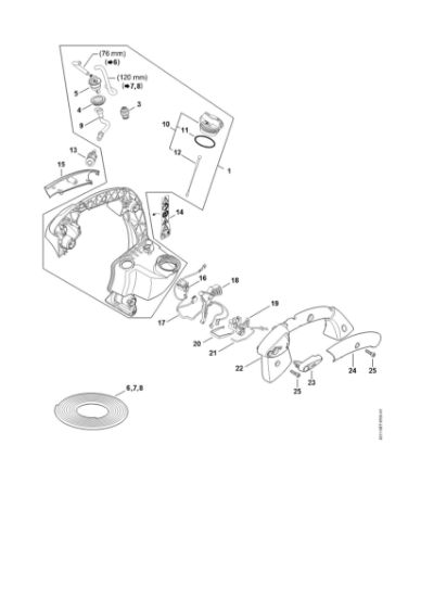 Slika Okvir rocaja SH 86 SH 86-D
