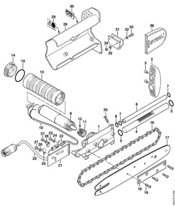 Posebne naprave (PC, SP, MC) MC 200 Omejevalnik globine reza della Marca Stihl