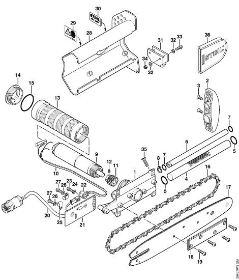 Posebne naprave (PC, SP, MC) MC 200 Omejevalnik globine reza della Marca Stihl