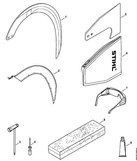 Posebne naprave (PC, SP, MC) PC 70 Orodja, pribor della Marca Stihl